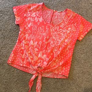 Orange Lightweight Top